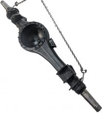 Картер моста заднего ЕВРО с блокировкой в сборе с кольцами (отв. под суппорт 14мм) 53229-2401011